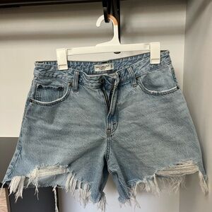 Distressed Denim Women Shorts